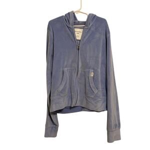Abercrombie Kids Girls 11/12 Velour Periwinkle Hoodie